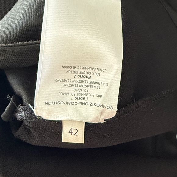 Stella McCartney Sheer Panel Black Cocktail Dress | EUC Size US 6/ IT 42 - Picture 9 of 11